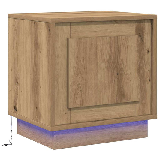 vidaXL Κομοδίνο με Artisan Oak 44 x 34.5 x 45 εκ Επεξεργασμένο ξύλο
