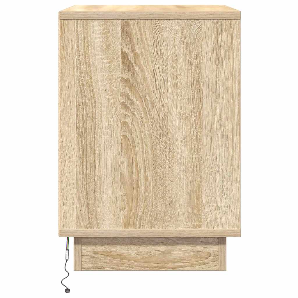 vidaXL Κομοδίνο με Sonoma Δρυς 50 x 34.5 x 50 εκ. Επεξεργασμένο ξύλο