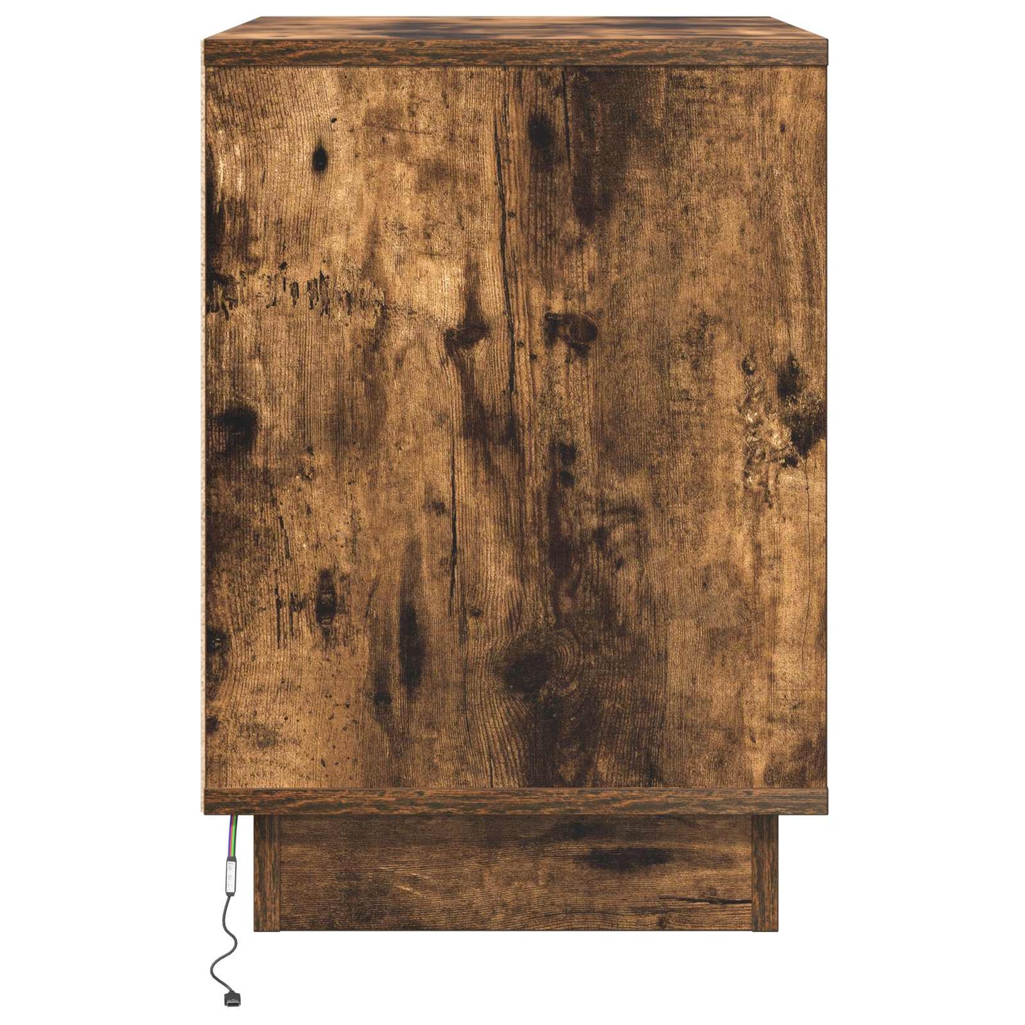 vidaXL Κομοδίνο με Καπνιστή δρυς 50 x 34.5 x 50 εκ. Επεξεργασμένο ξύλο