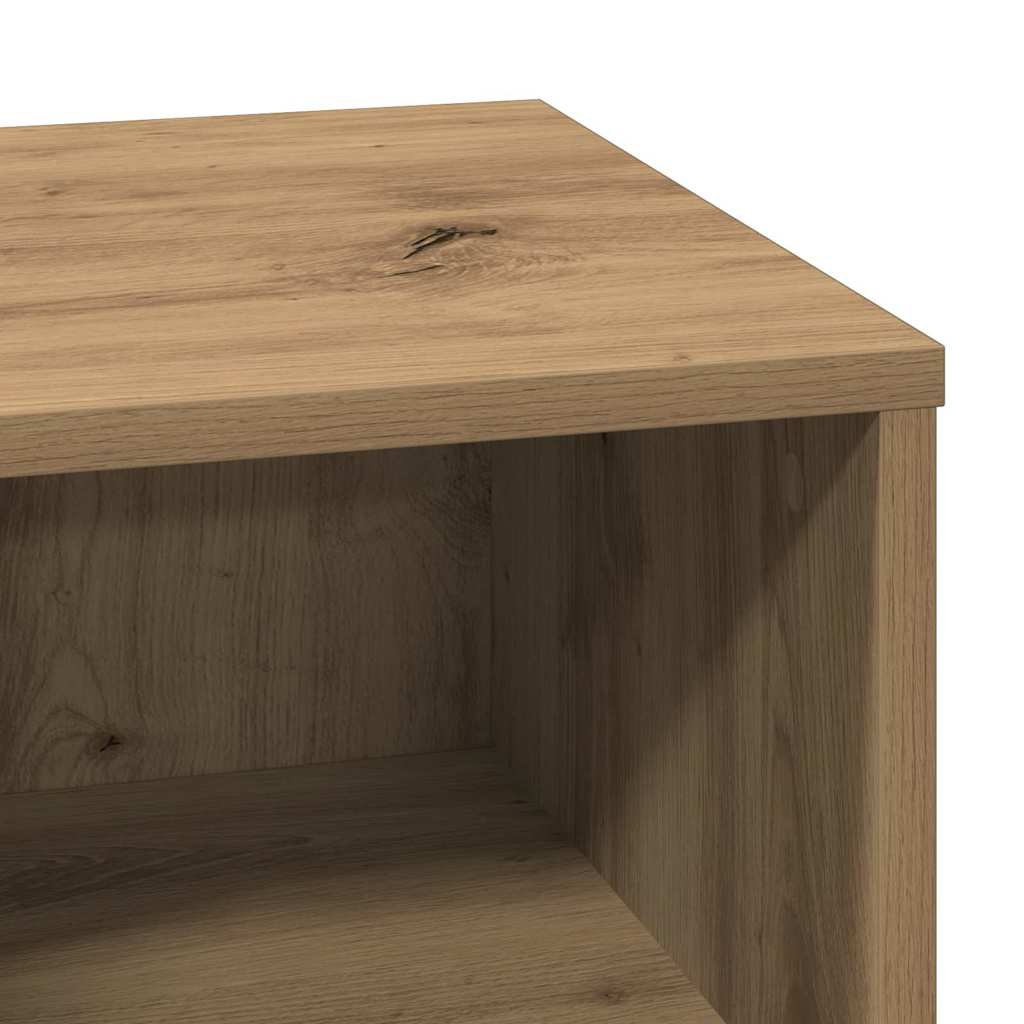 vidaXL Κομοδίνο Artisan Oak 50 x 34,5 x 50 εκ. Επεξεργασμένο ξύλο