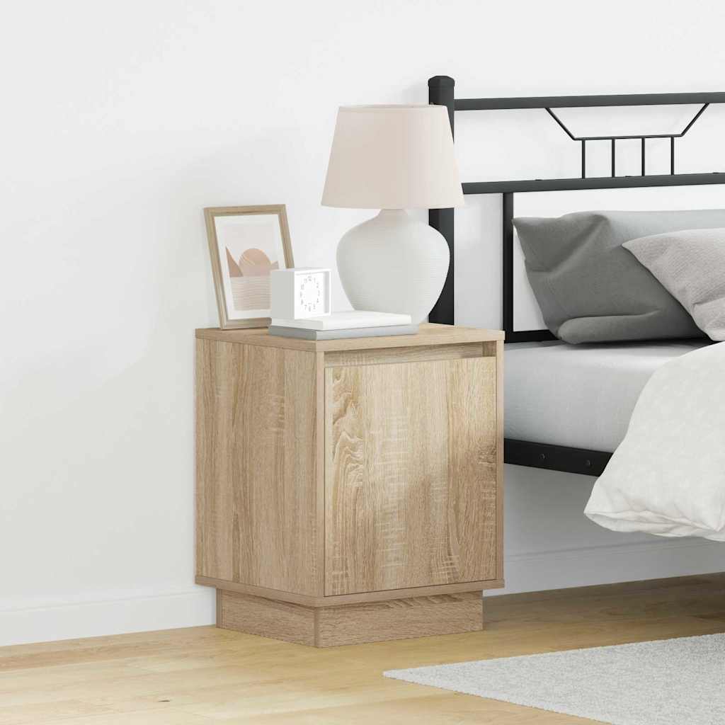 vidaXL Κομοδίνο με Sonoma Δρυς 39 x 34.5 x 50 εκ. Επεξεργασμένο ξύλο