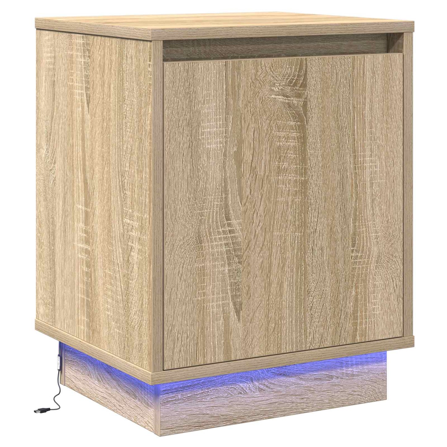 vidaXL Κομοδίνο με Sonoma Δρυς 39 x 34.5 x 50 εκ. Επεξεργασμένο ξύλο
