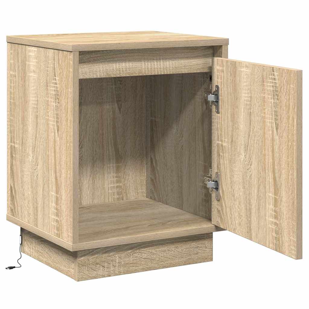 vidaXL Κομοδίνο με Sonoma Δρυς 39 x 34.5 x 50 εκ. Επεξεργασμένο ξύλο