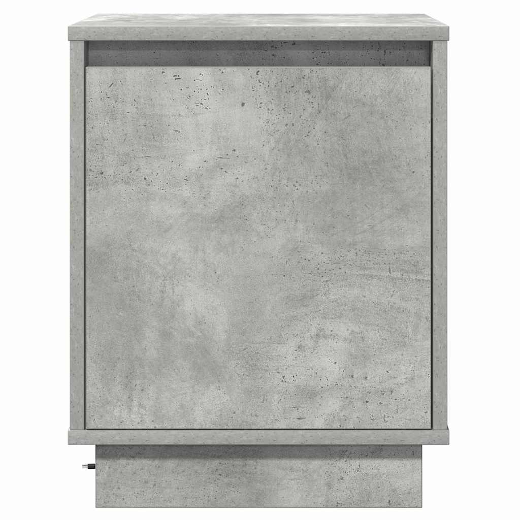 vidaXL Κομοδίνο με Γκρι σκυροδέματος 39 x 34.5 x 50 εκ.
