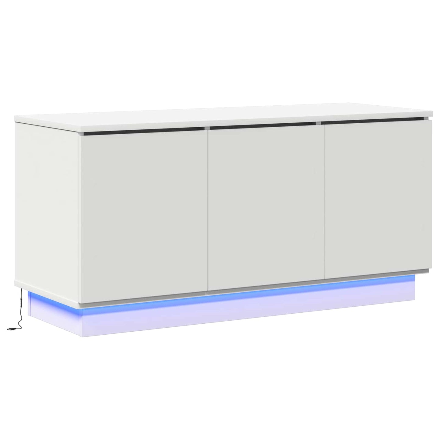 vidaXL Ντουλάπι TV 100 x 38 x 49 εκ. Λευκό Επεξεργασμένο Ξύλο