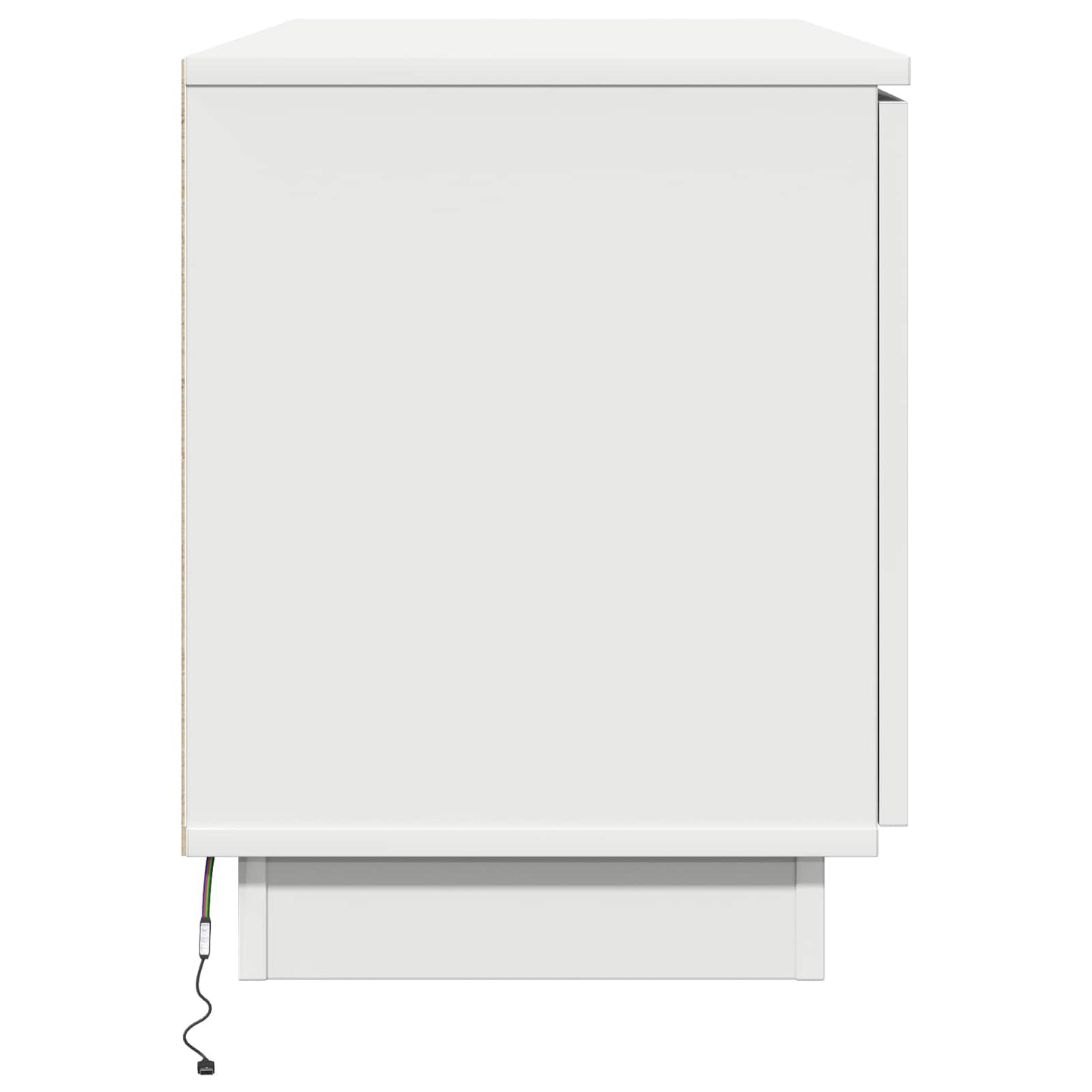 vidaXL Ντουλάπι TV 100 x 38 x 49 εκ. Λευκό Επεξεργασμένο Ξύλο