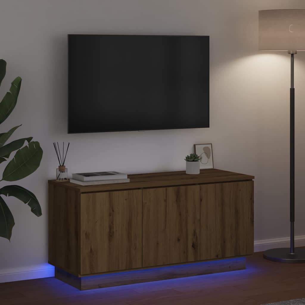 vidaXL Ντουλάπι TV Artisan Oak 100 x 38 x 49 εκ. Επεξεργασμένο ξύλο