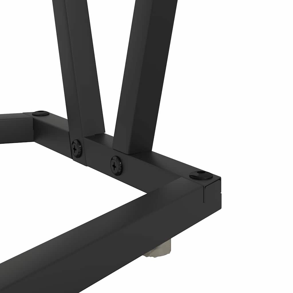 vidaXL Τραπέζι του καφέ Καπνιστό Δρύς 80 x 40 x 40.5 εκ