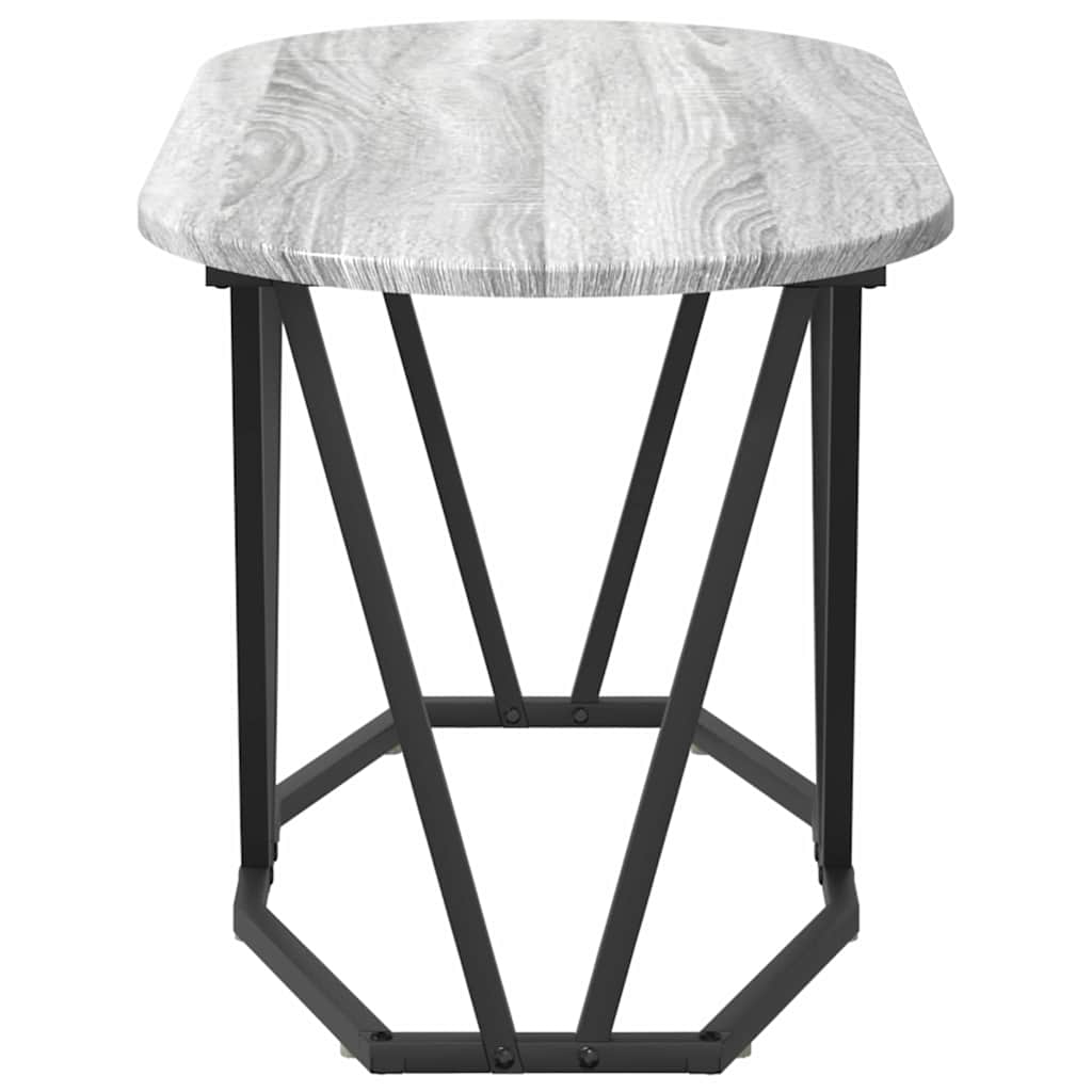 vidaXL Τραπέζι του καφέ Γκρι 80 x 40 x 40.5 εκ