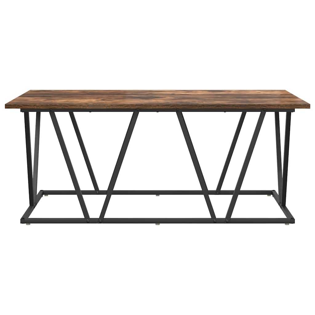 vidaXL Τραπεζάκι σαλονιού Καπνιστή δρυς 100 x 50 x 40 cm