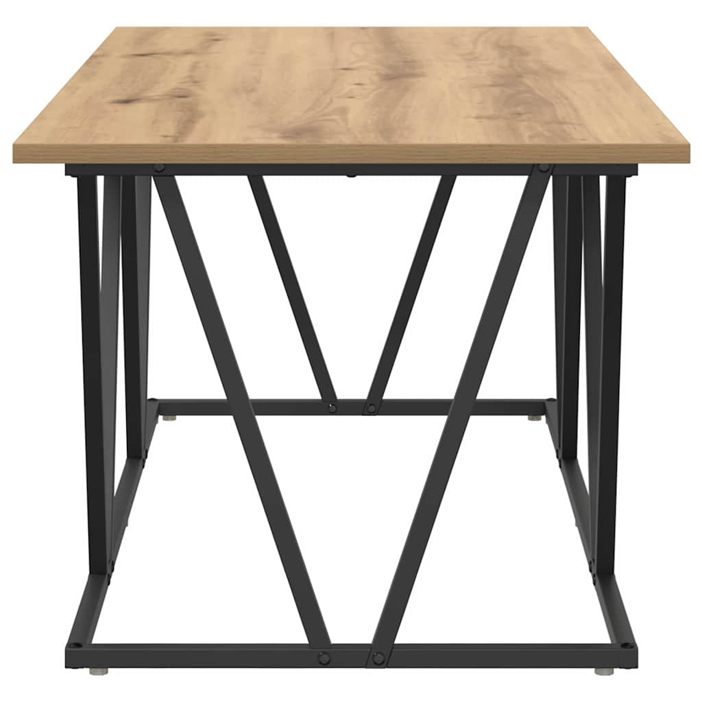 vidaXL Τραπεζάκι σαλονιού artisan δρυς 100 x 50 x 40 cm