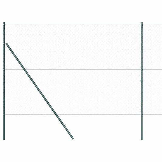vidaXL Εξαγωνικός Φράκτης Πράσινος 1.5x10 μ Χάλυβας