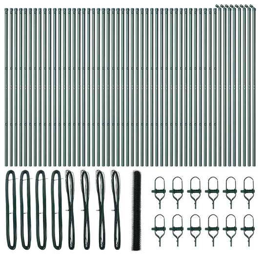 vidaXL Φράχτης Hexagon Πράσινος 1.6x100 μ Ατσάλι