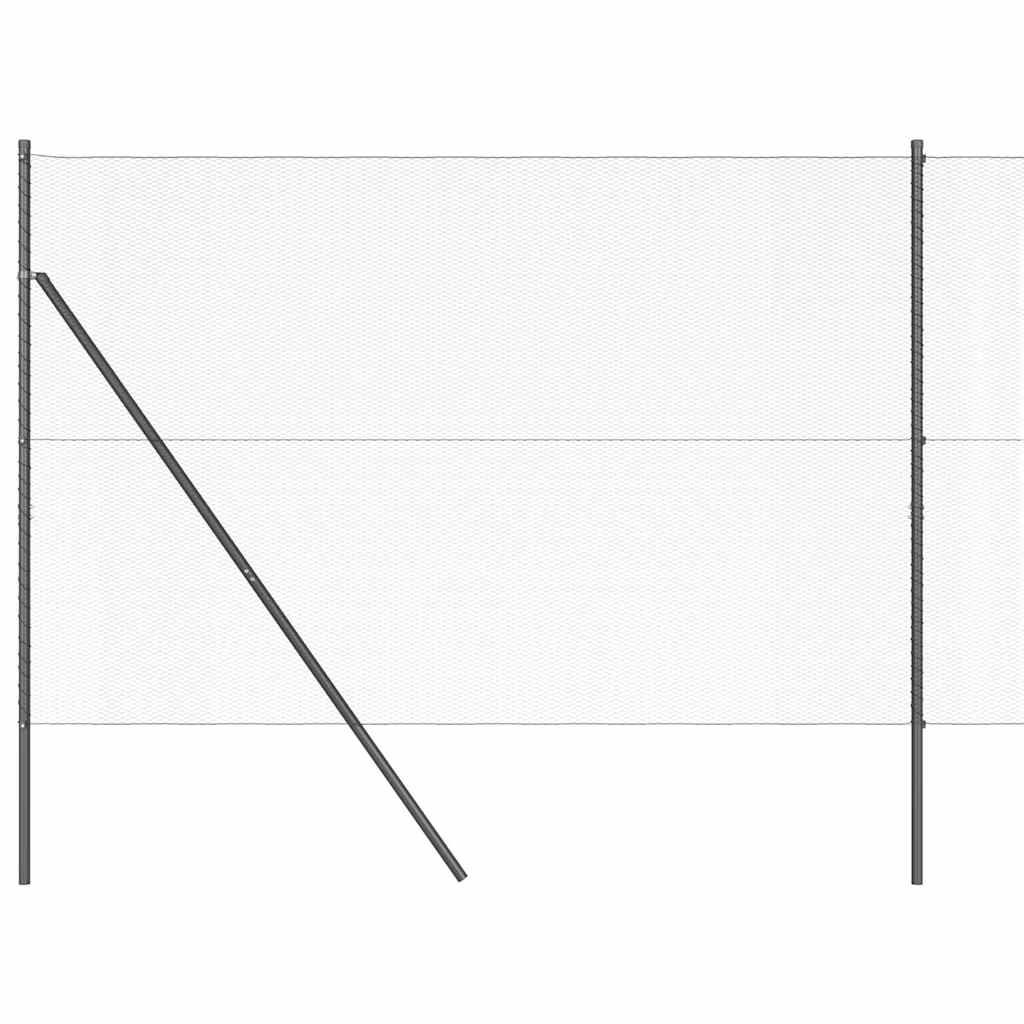 Φράκτης Hexagon vidaXL Γκρι 1.6x10 μ Χάλυβας