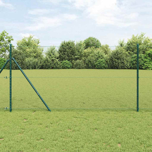 vidaXL Hexagon Fence Γκρι 1x100 μ Ατσάλι