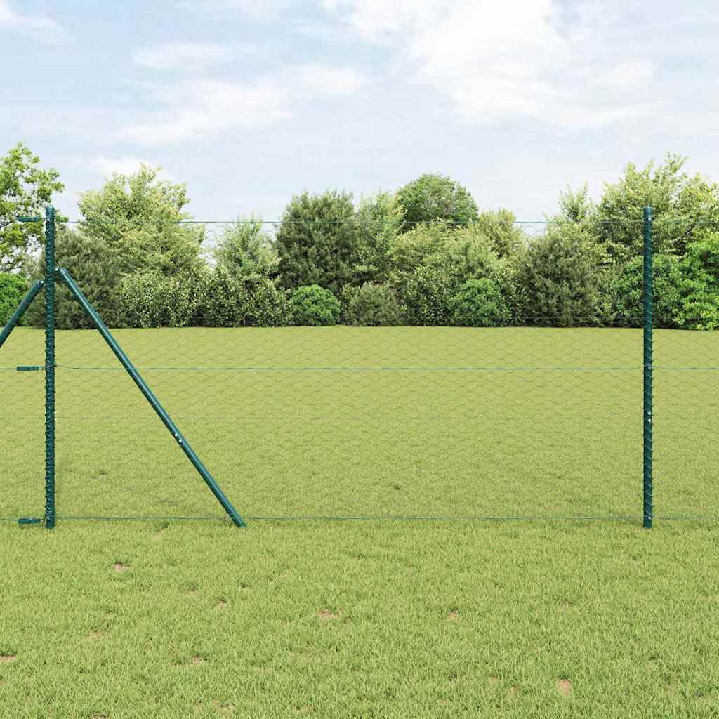 vidaXL Φράχτης Γκρίζος 1.2x100 μ Ατσάλι