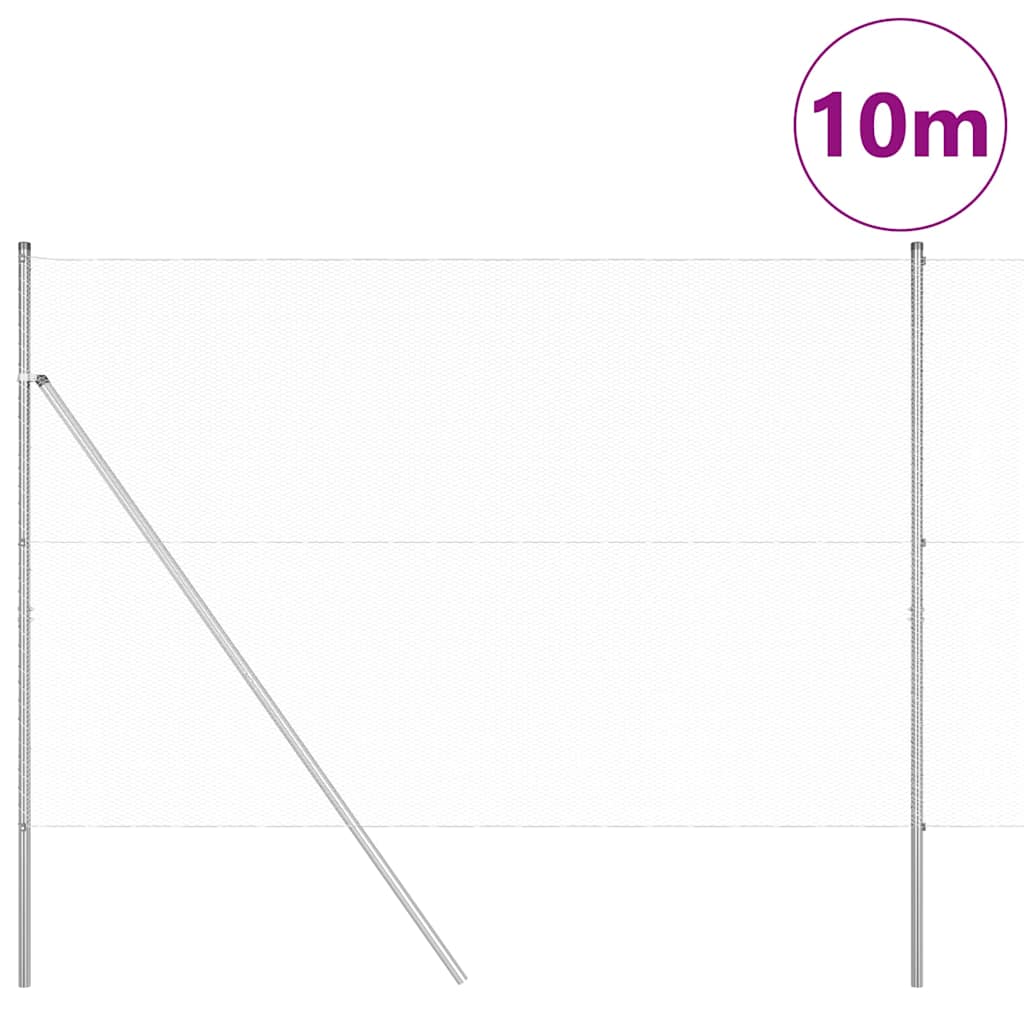 vidaXL Φράχτης Έξιγωνο 1.5x10 μ Γαλβανισμένος Χάλυβας