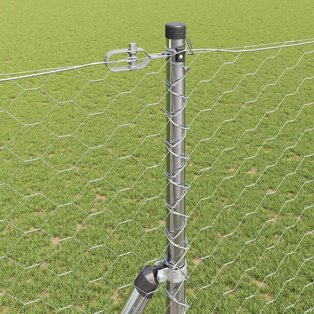 vidaXL Φράκτης Έκτακτης Γενιάς 1.6x25 μ Γαλβανισμένος Χάλυβας