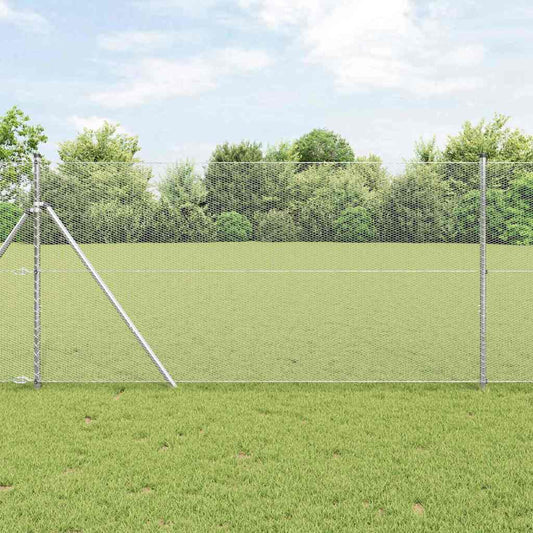 vidaXL Hexagon Fence 1.2x50 m Γαλβανισμένος Χάλυβας