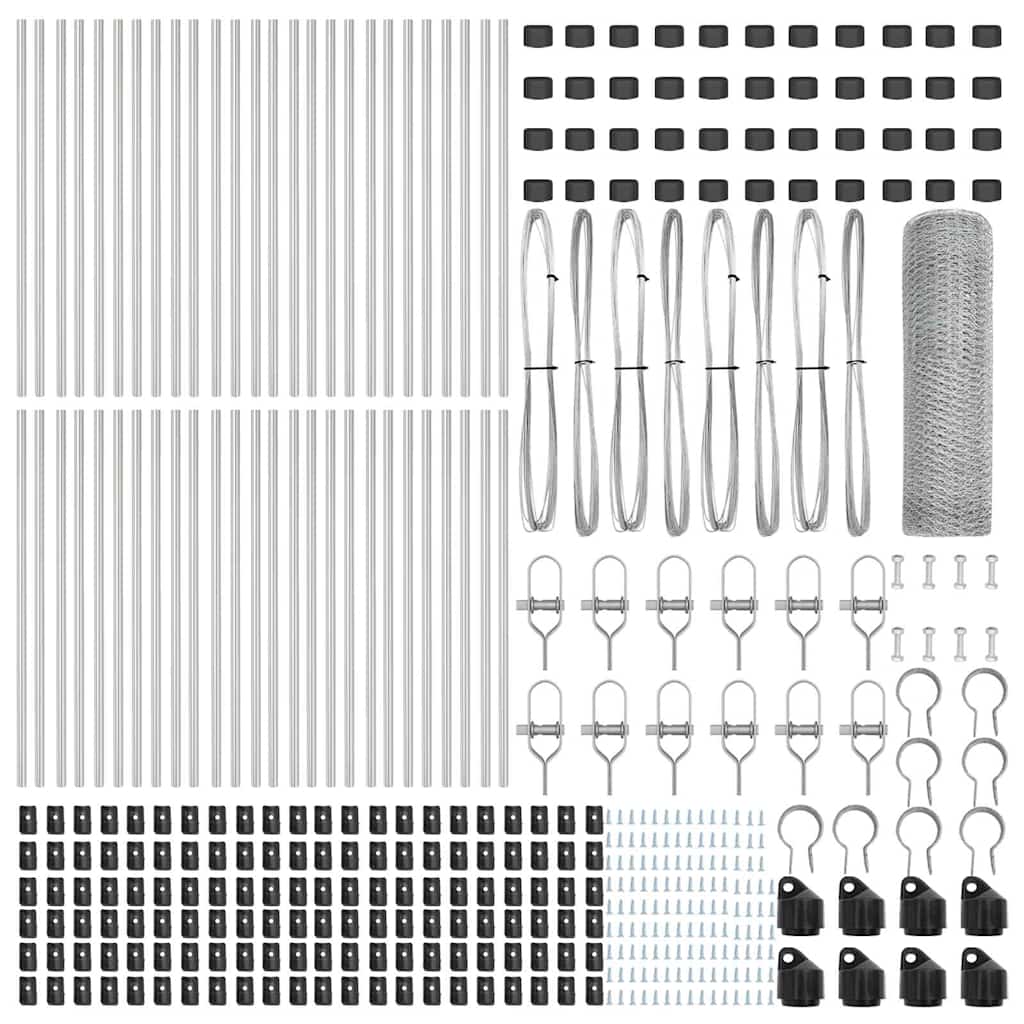 Περίφραξη Hexagon 0.8x100 μ Γαλβανισμένος Χάλυβας