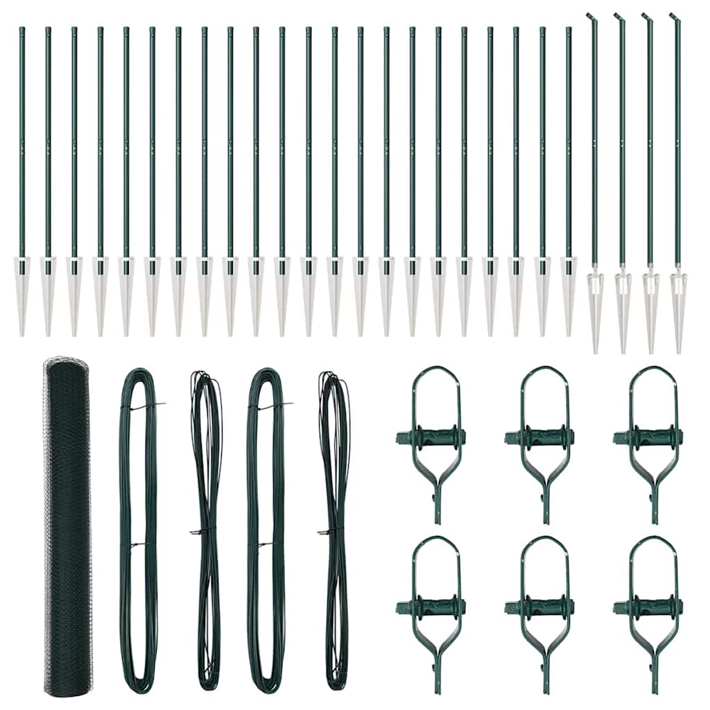 Περίφραξη Hexagon Πράσινη 1.4x50 m Ατσάλι