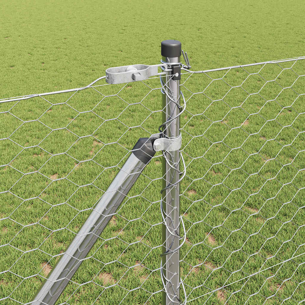 vidaXL Φράκτης Εξάγωνο 1.4x10 μ Γαλβανισμένο Ατσάλι