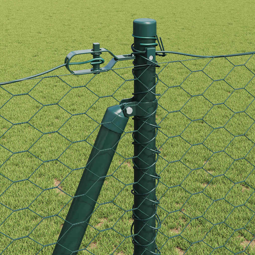 Φράχτης vidaXL Χαλαζία Πράσινος 1.2x10 μ Ατσάλι