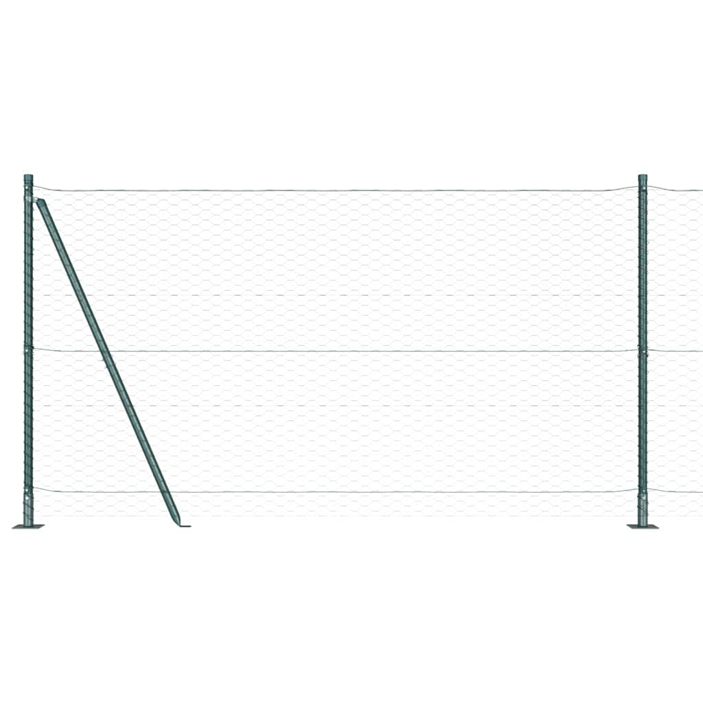 Φράκτης vidaXL Εξωτερικού Χώρου Πράσινος 1,2x100 m Χάλυβας