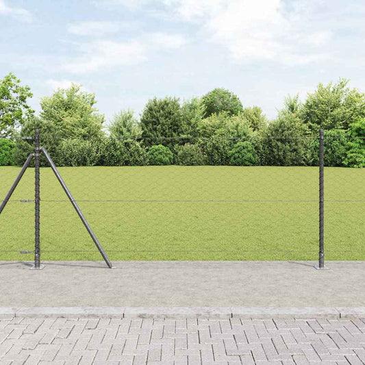 vidaXL Στύλος Περιφράξεων Γκρι
