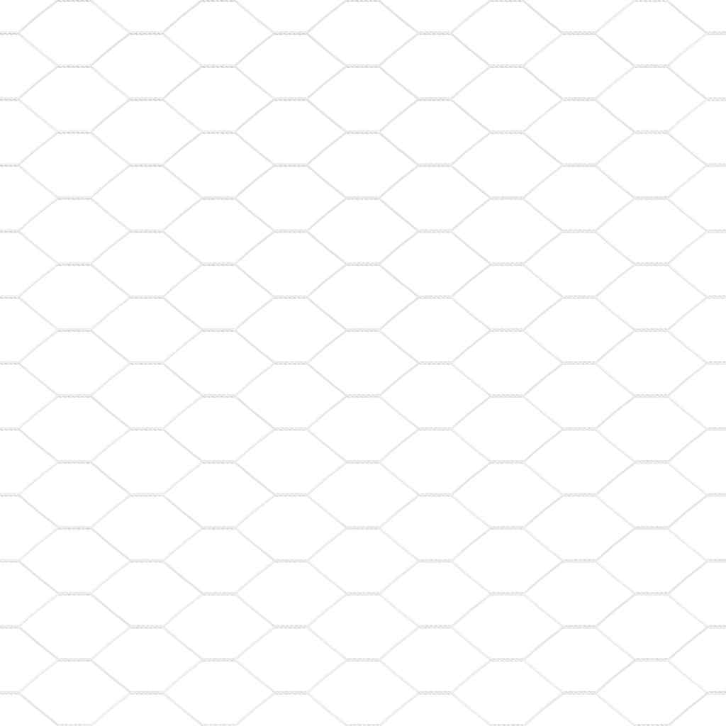 vidaXL Hexagon Φράκτης 1.6x10 μ Γαλβανισμένος Χάλυβας
