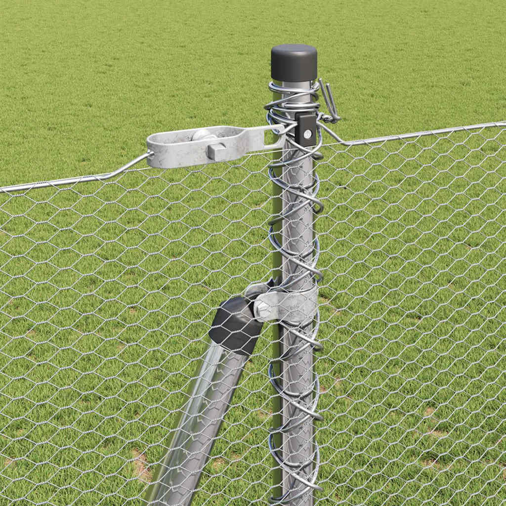 VidaXL Εξαγωνική Περίφραξη 1.6x25 μ Γαλβανισμένος χάλυβας