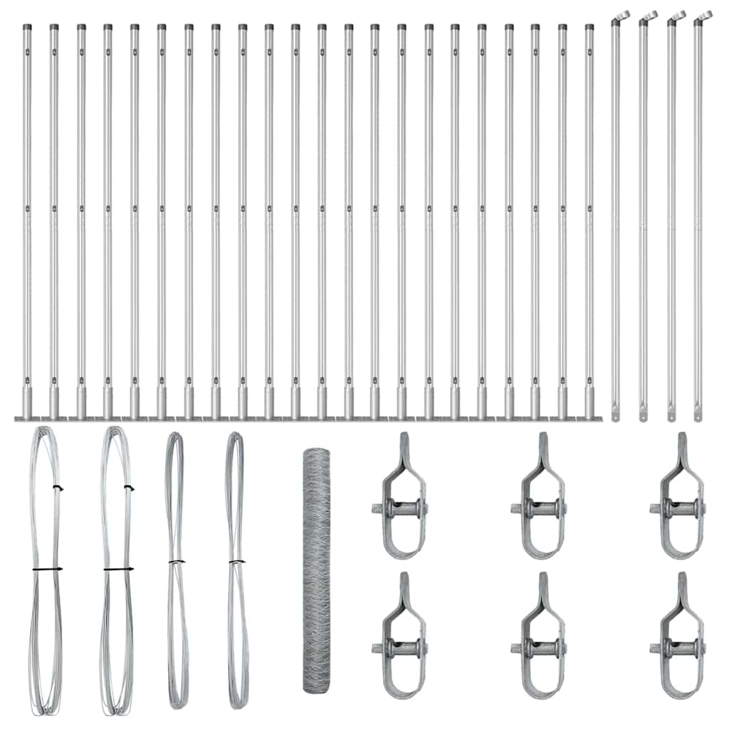 Hexagon Fence 1.2x50 m Γαλβανισμένο Ατσάλι