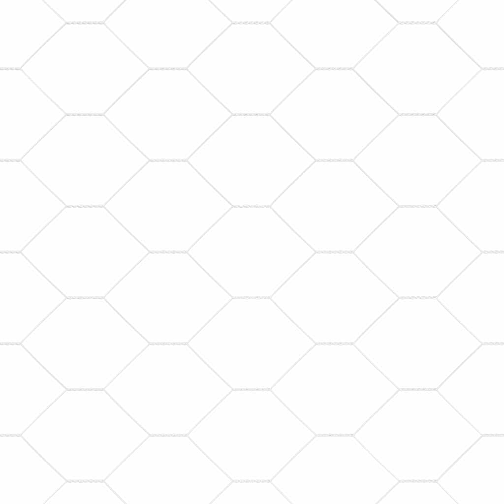 vidaXL Hexagon Φράχτης 0.4x100 μ Γαλβανισμένο Ατσάλι