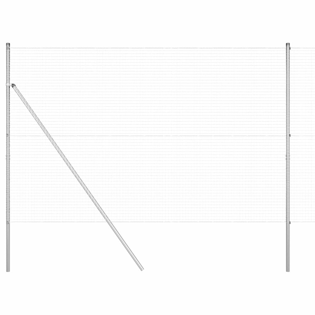 vidaXL Συρματόπλεγμα με 13 Στυλ 1.6x25 μ Γαλβανισμένο Ατσάλι