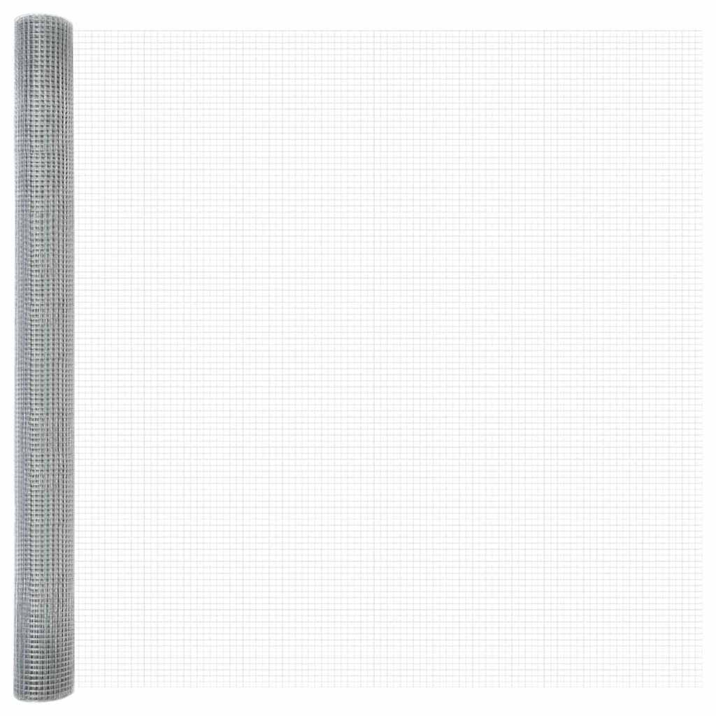 vidaXL Συρματόπλεγμα με Σκυρόδεμα 50 x 1,4 μ Γαλβανισμένος Χάλυβας