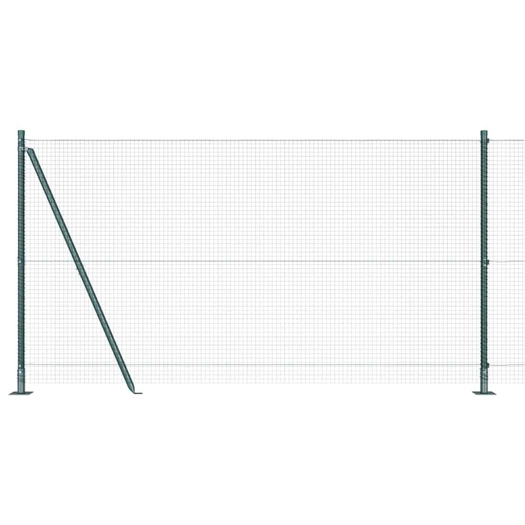 vidaXL Συρματόπλεγμα με Σκυρόδεμα 10 x 1,2 μ PVC-Επικαλυμμένο Ατσάλι