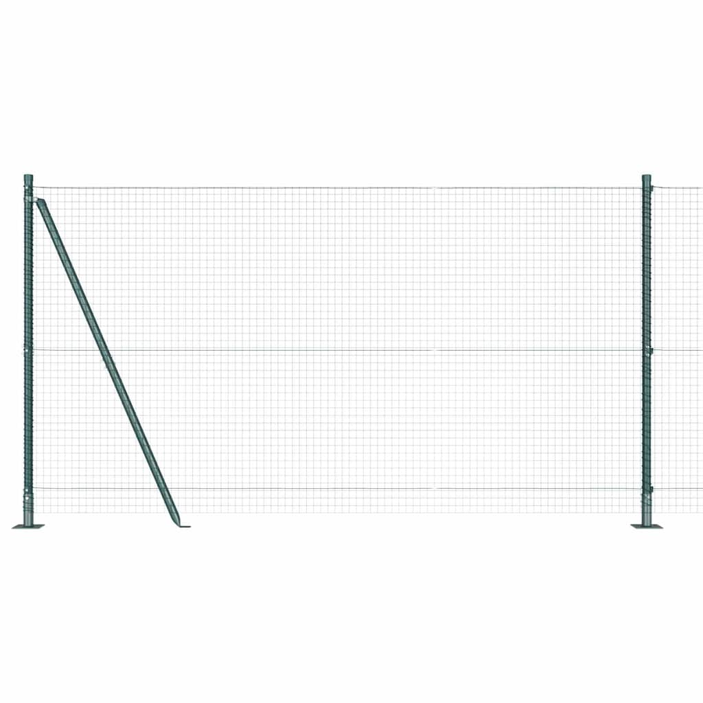 vidaXL Συρματόπλεγμα με Σκυρόδεμα 10 x 1,2 μ PVC-Επικαλυμμένο Ατσάλι