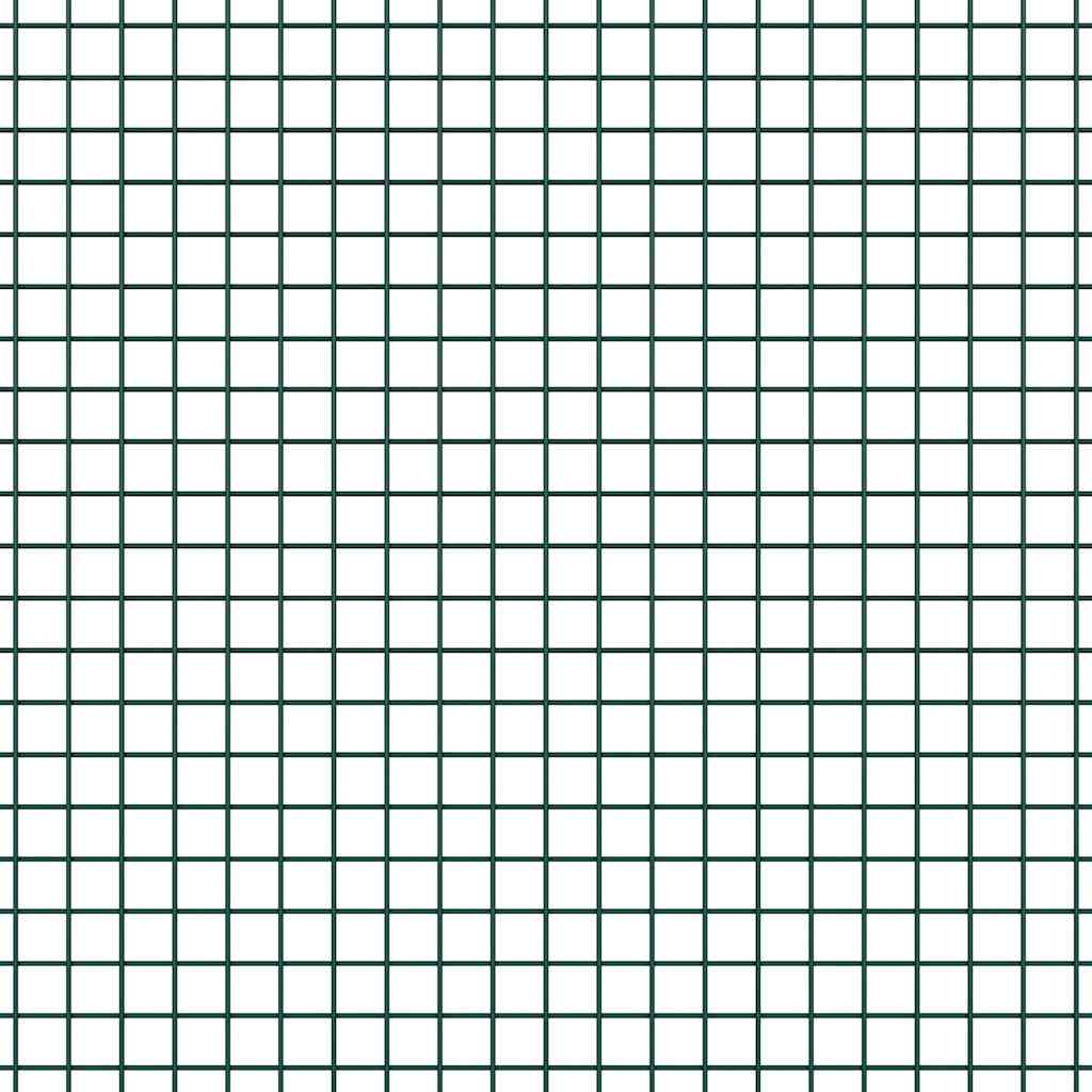 vidaXL Περιφράξη με Σφιγμένα Σύρματα με 13 Πόλους Γείωσης Πράσινο 0.5x25 μ Ατσάλι