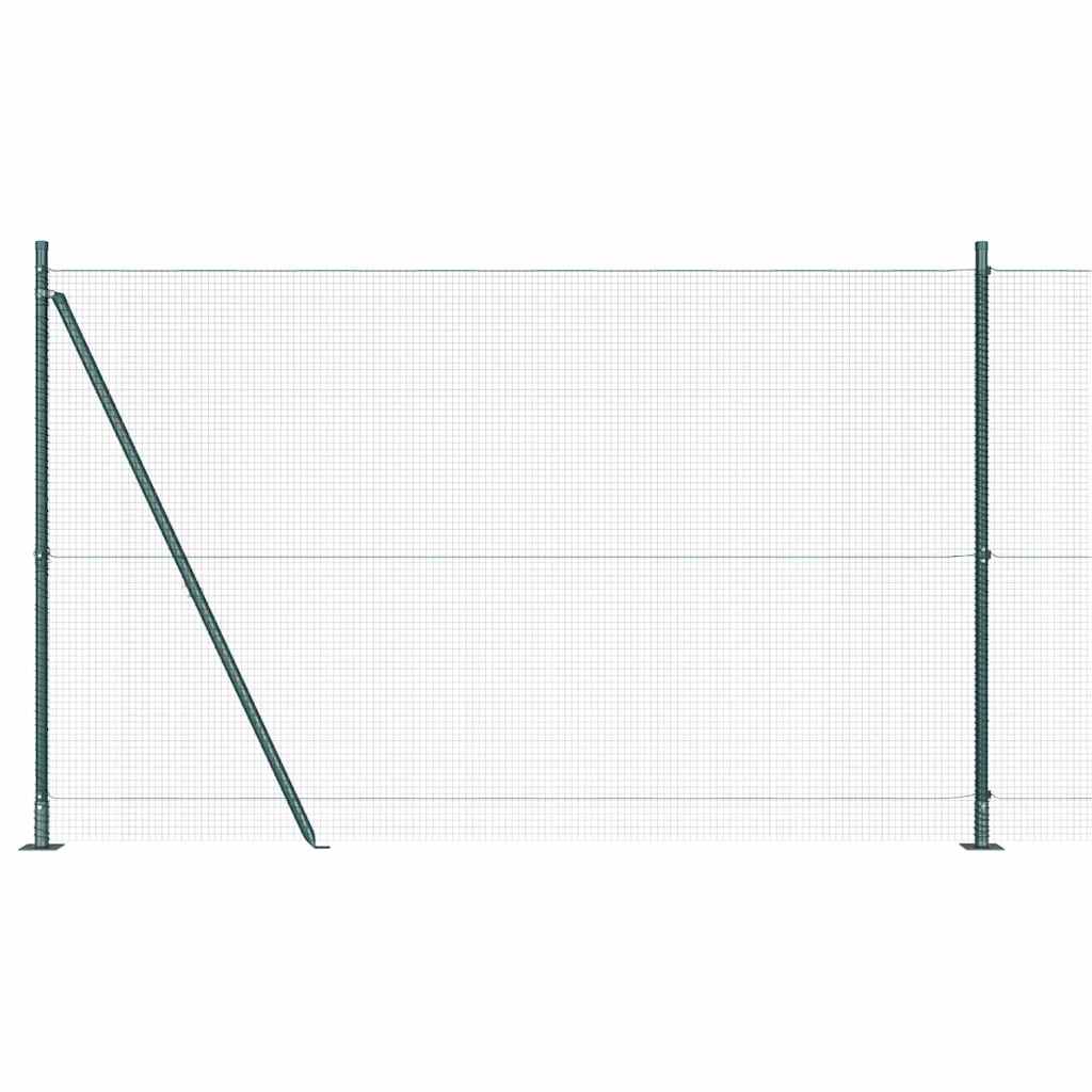 vidaXL Συρματόπλεγμα με Σκυρόδεμα 25 x 1,6 μ PVC-Επικαλυμμένο Ατσάλι