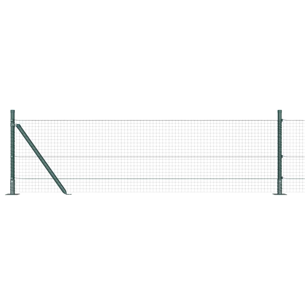 vidaXL Συρματόπλεγμα με Σκυρόδεμα 100 x 0,4 μ. PVC-Επικαλυμμένο Ατσάλι