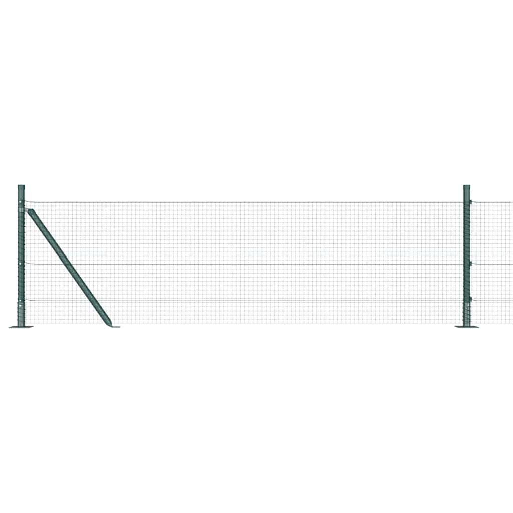 vidaXL Συρματόπλεγμα με Σκυρόδεμα 100 x 0,6 μ PVC-Επικαλυμμένο Ατσάλι