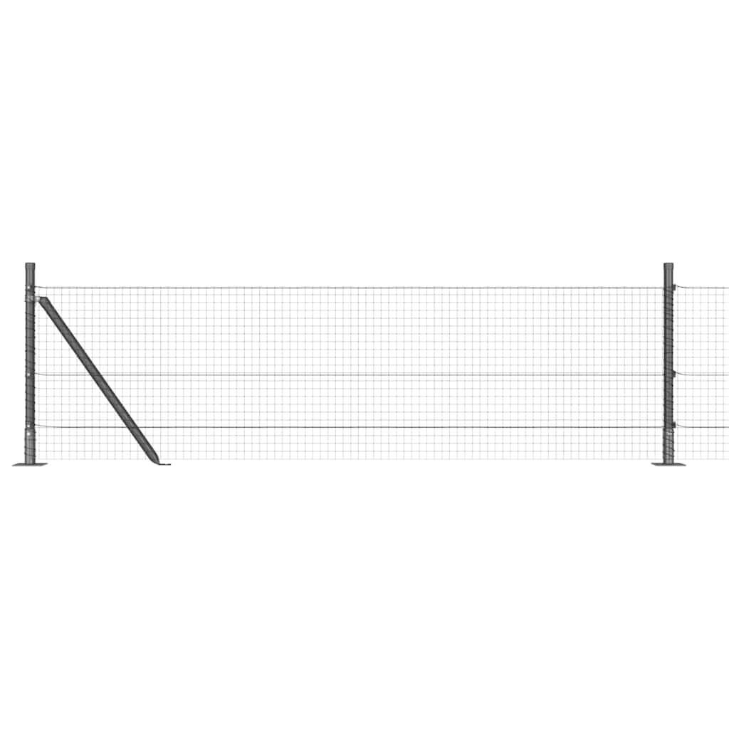 vidaXL Συρματόπλεγμα με Σκυρόδεμα 10 x 0,4 m PVC-Επικαλυμμένο Ατσάλι