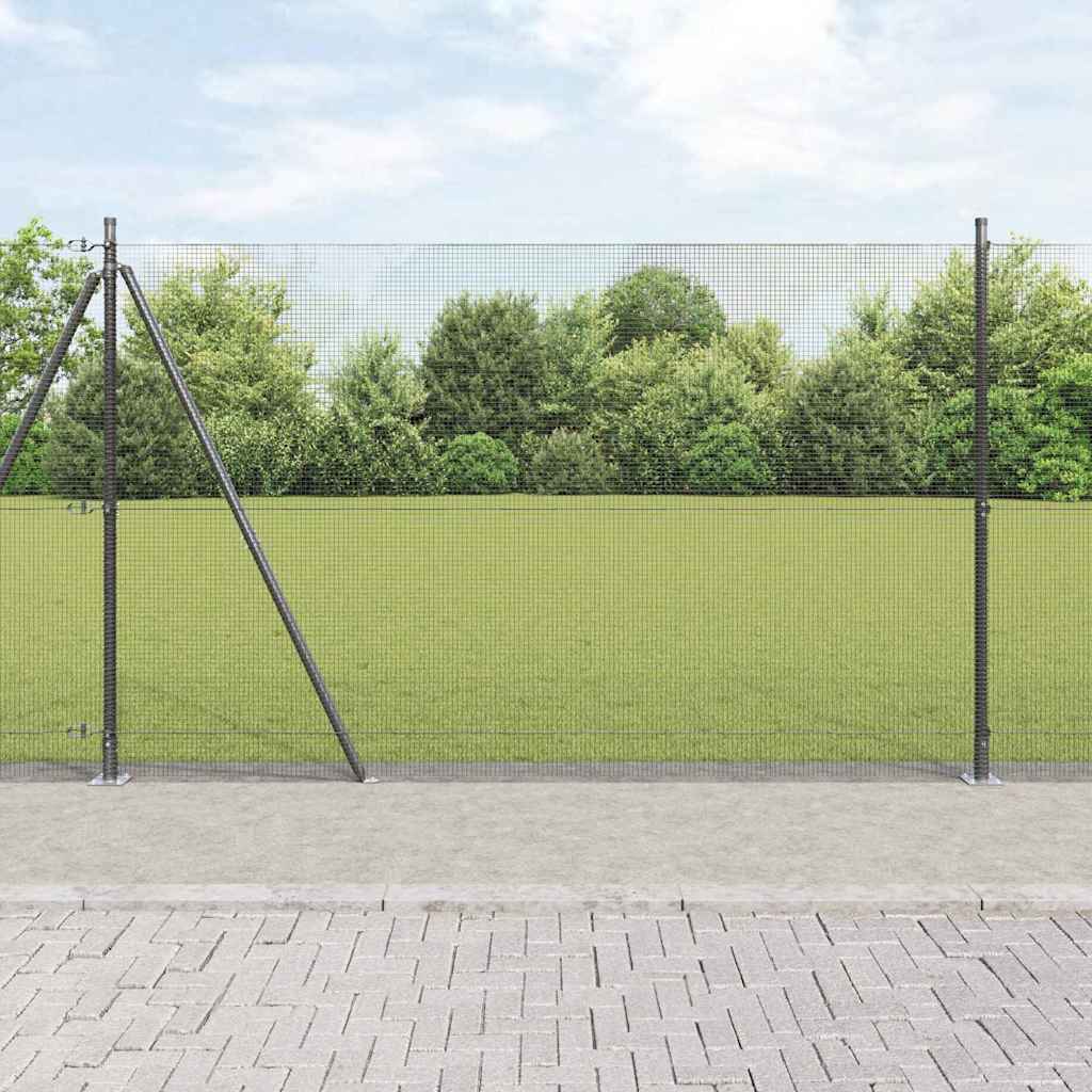 vidaXL Συρματόπλεγμα με Σκυρόδεμα 10 x 1,4 μ PVC-Επικαλυμμένο Ατσάλι