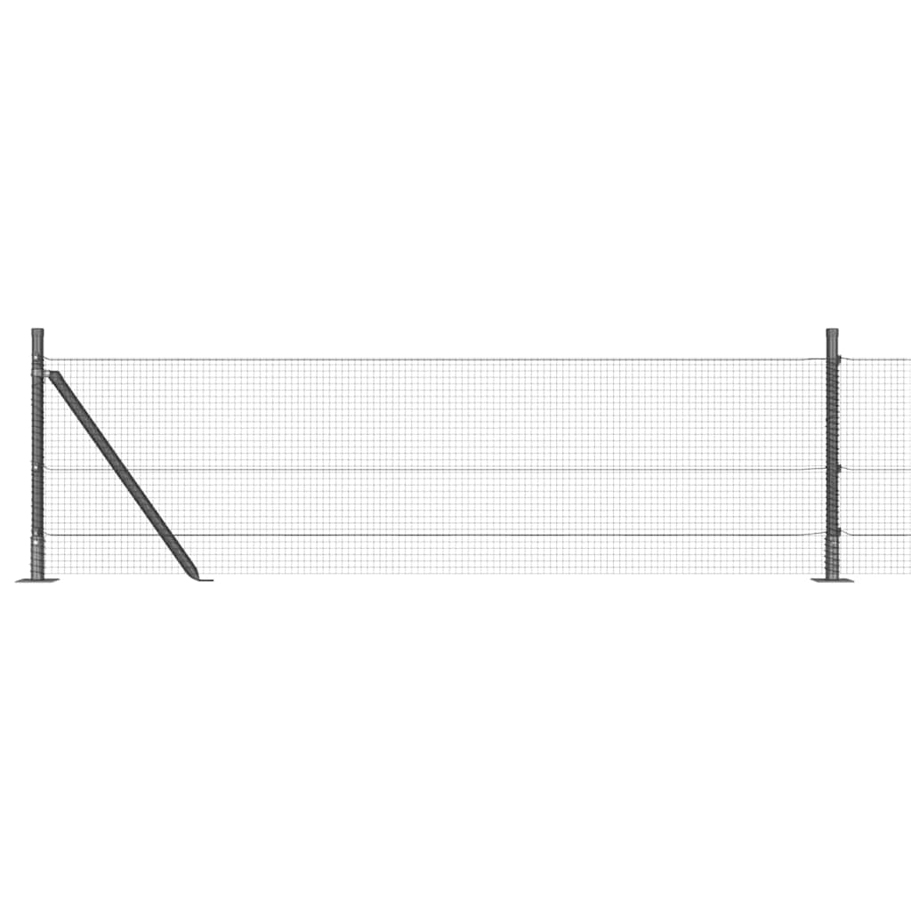 vidaXL Συρματόπλεγμα με Σκυρόδεμα 50 x 0,4 μ PVC-Επικαλυμμένο Ατσάλι