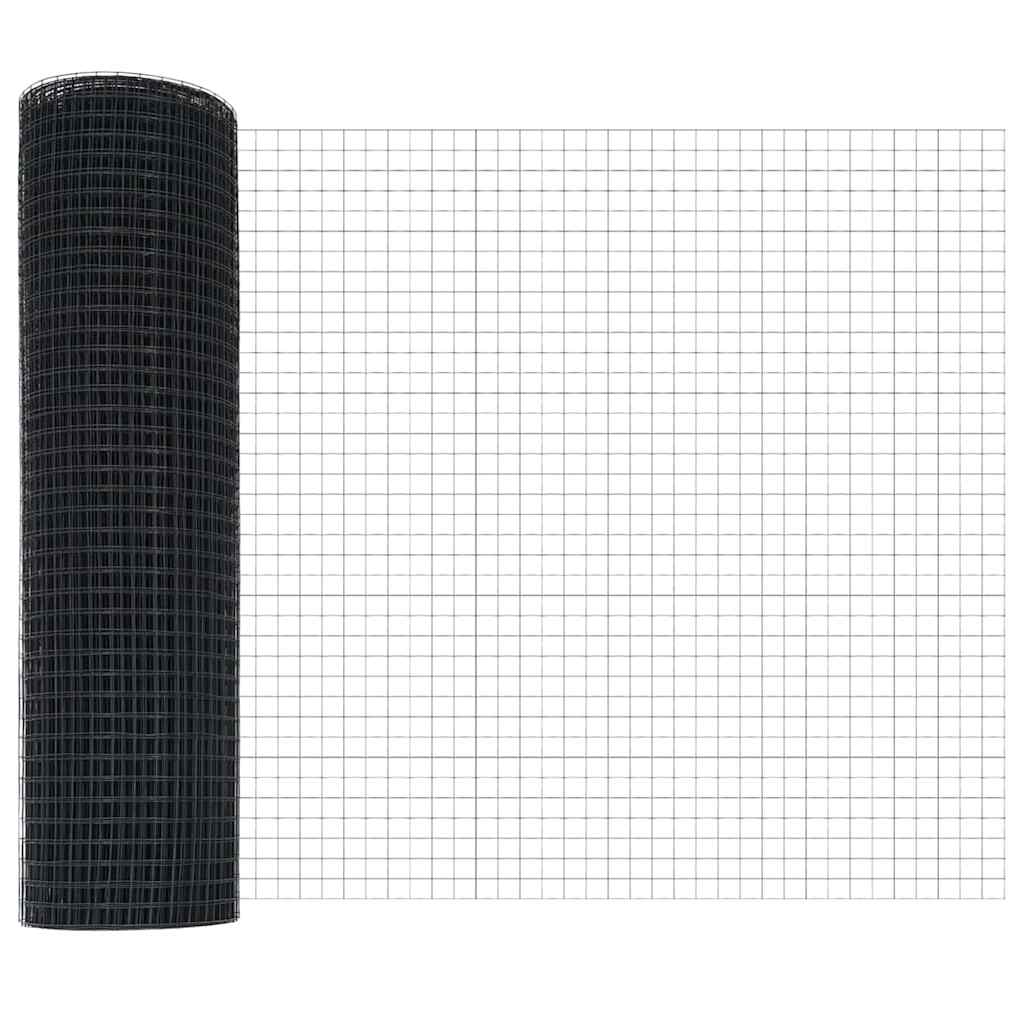 vidaXL Συρματόπλεγμα με Σκυρόδεμα 50 x 0,4 μ PVC-Επικαλυμμένο Ατσάλι