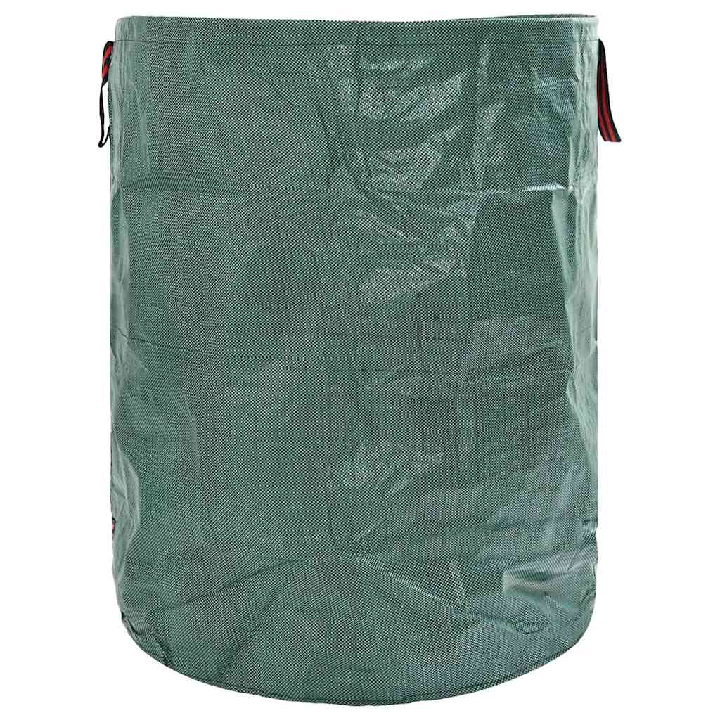 vidaXL Σακούλες Σκουπιδιών Κήπου 12 pcs 500 l Πράσινο Πολυπροπυλένιο