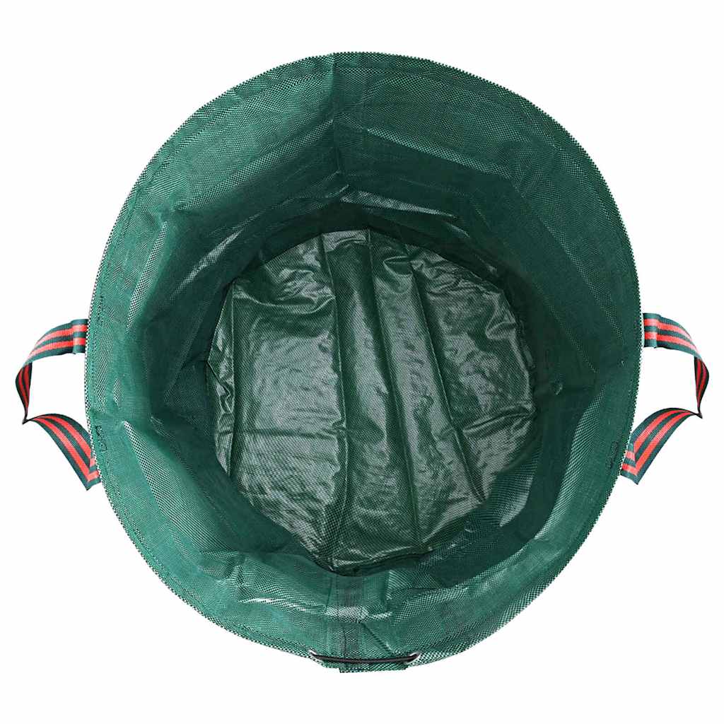 vidaXL Σακούλες Σκουπιδιών Κήπου 12 pcs 500 l Πράσινο Πολυπροπυλένιο