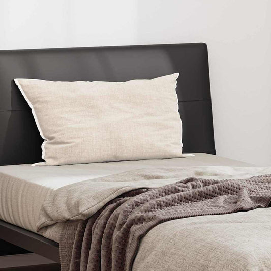vidaXL Μαξιλάρι με μαξιλάρι Λευκό 40 x 80 cm Φτερό