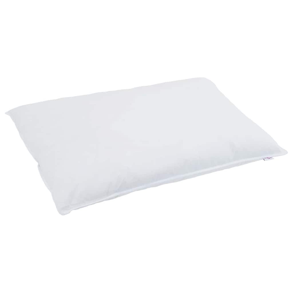 vidaXL Μαξιλάρι με μαξιλάρι Λευκό 40 x 80 cm Φτερό