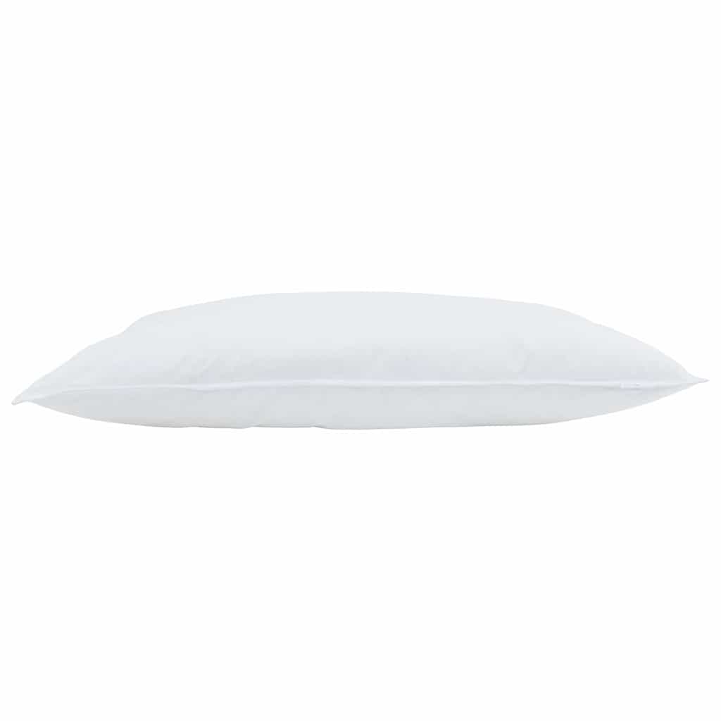 vidaXL Μαξιλάρι με μαξιλάρι Λευκό 40 x 80 cm Φτερό